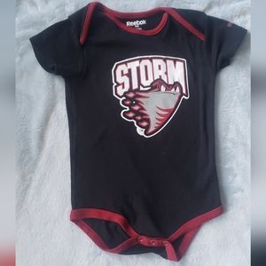 Reebok Guelph Storm Onsie bodysuit diapershirt  Size 18 months